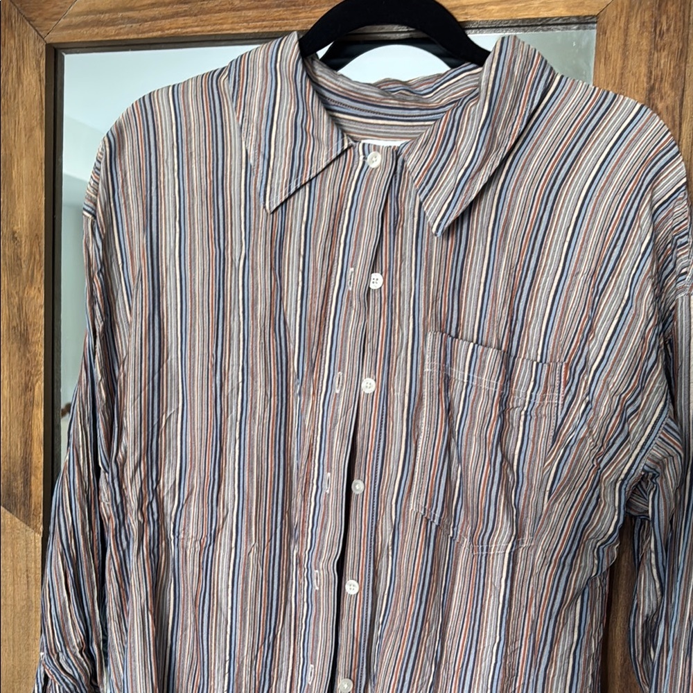 SAMSOE Multicolor Striped Shirt